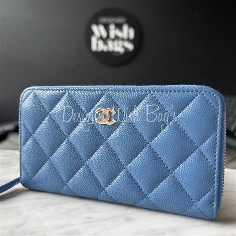 chanel medium zip wallet ราคา|Chanel bag review.